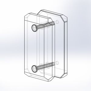 180º Straight Mall Glass Clamps #2